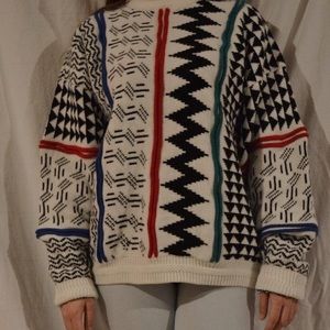 Vintage “Concrete Mix” Knit Sweater